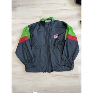 Nutmeg NASCAR Officially Licensed Bobby Labonte Men's XL Full Zip Jacket Black